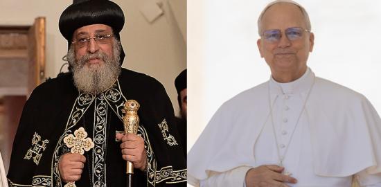 Pope Leo to Coptic patriarch: Christians must work together in the Middle East