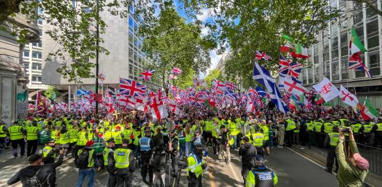 Christian faith looms large at ‘Unite the Kingdom’ protest in London