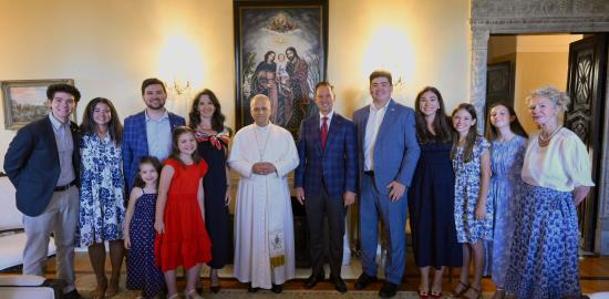 Pope Leo XIV dines with U.S. ambassador on Independence Day