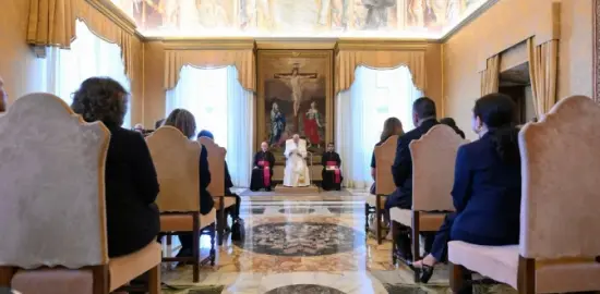Leo XIV encourages representatives of North American Jesuit colleges as they confront challenges