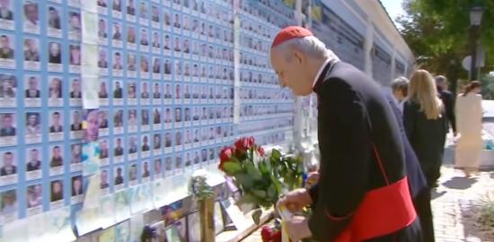 Why did Cardinal Zuppi return to Ukraine?