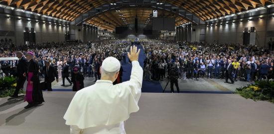 At friendship meeting in Italy, Pope Leo calls for fraternity: ‘Love is the law of life’